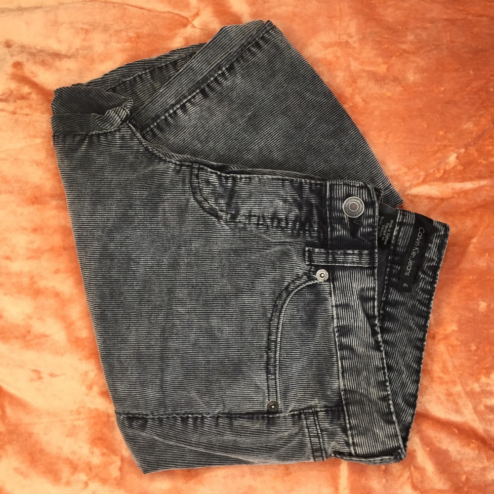 Calvin Klein Jeans brand grey Corduroy pants